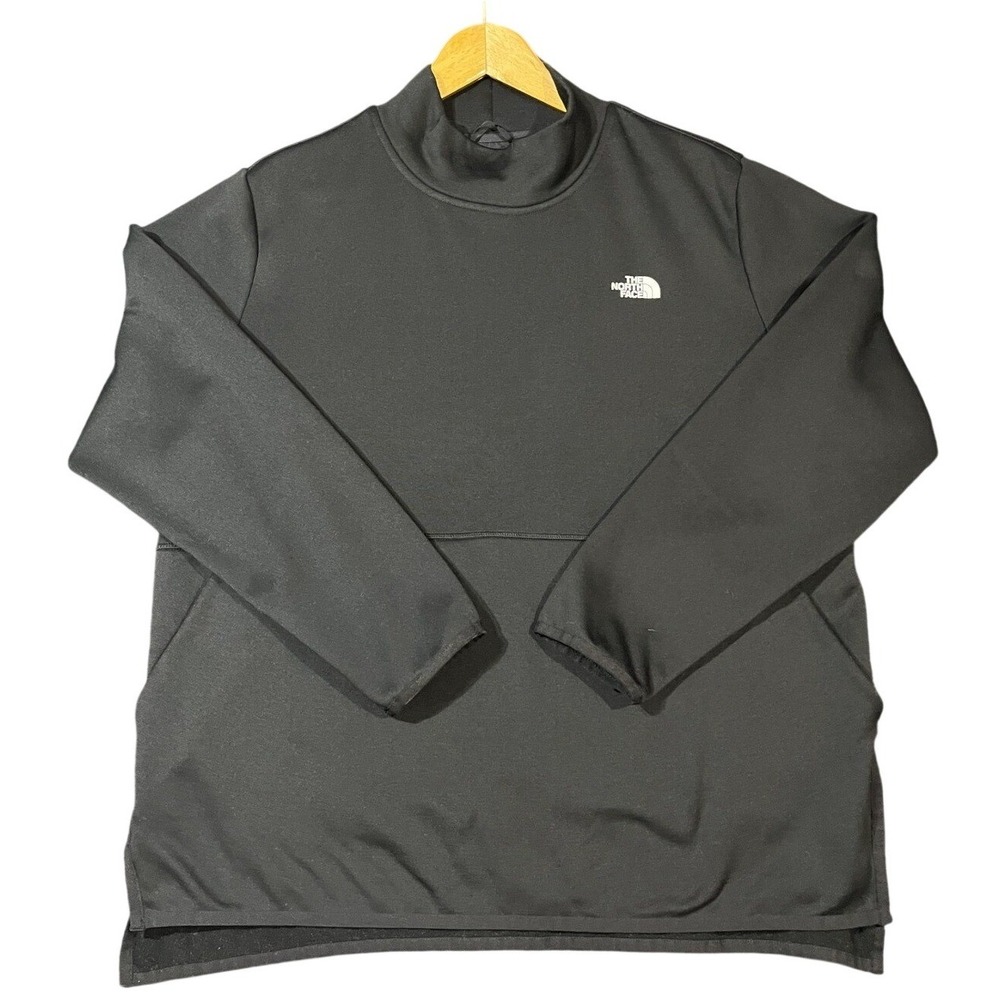 The North Face Black Mock Neck Fleece Pullover Women's XL